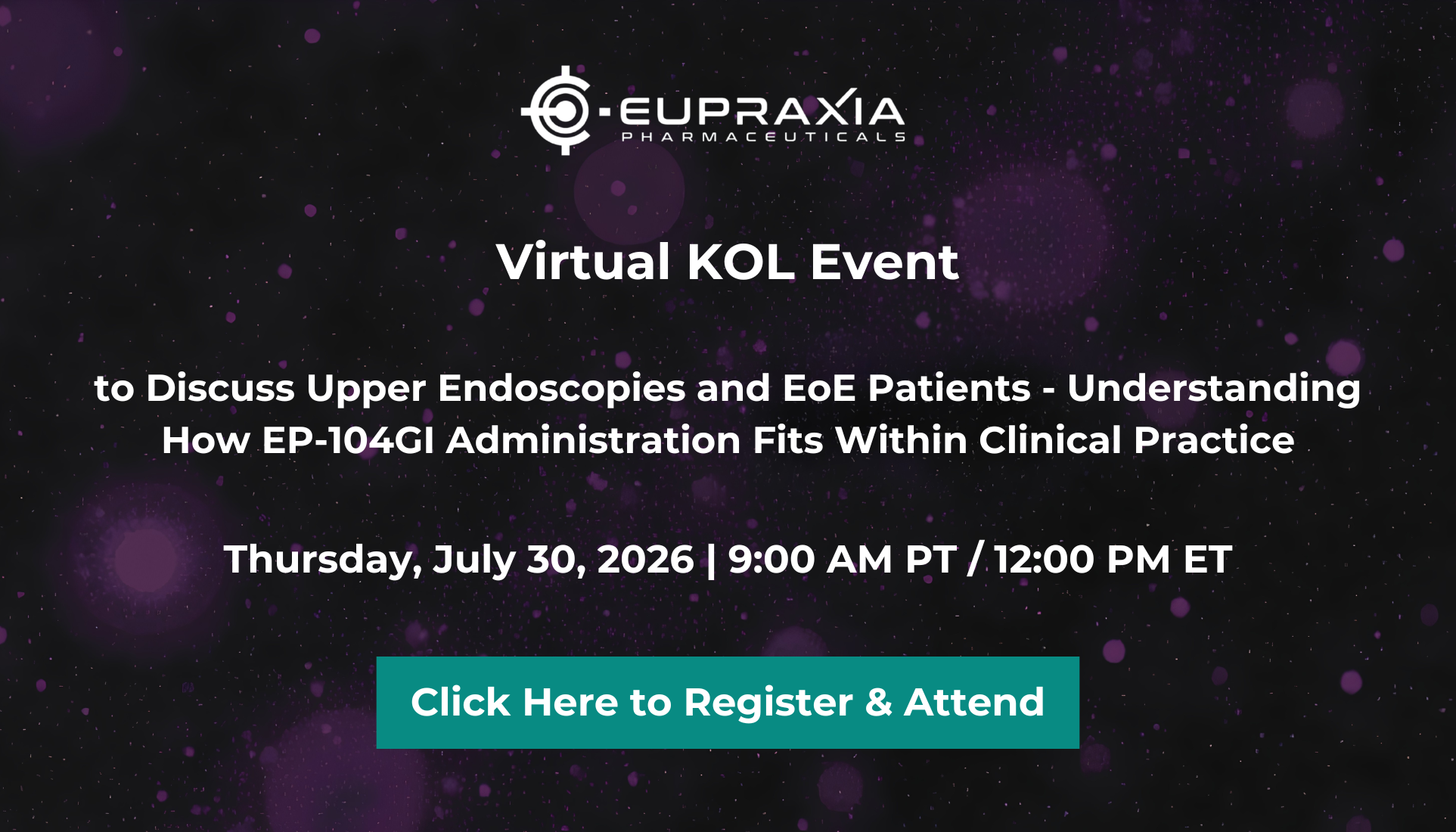 Eupraxia virtual event registration